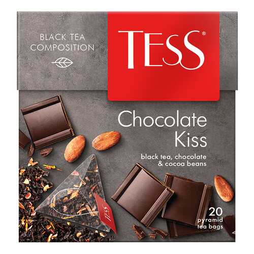 Чай черный в пирамидках Tess Choсolate Kiss 20 штук в Бристоль