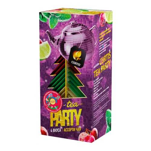 Чай Curtis Tea Party ассорти 32 сашетов в Бристоль