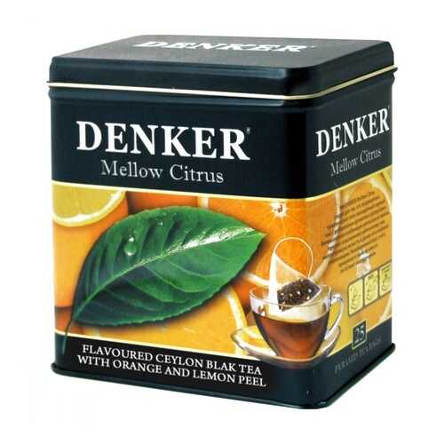 Чай Denker Mellow Citrus черный с добавками 25 пирамидок в Бристоль