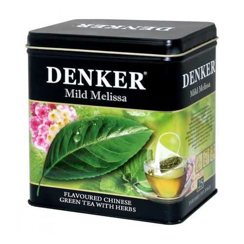 Чай Denker Mild Melissa зеленый с добавками 25 пирамидок в Бристоль