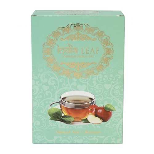 Чай India leaf С яблоком, черный среднелистовой с добавками, 100 гр в Бристоль
