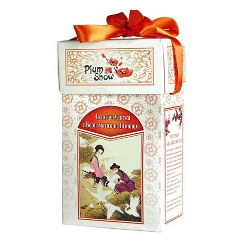 Чай Plum Snow Золотая Улитка с Бергамотом и Лимоном, чёрный листовой, 100 гр в Бристоль