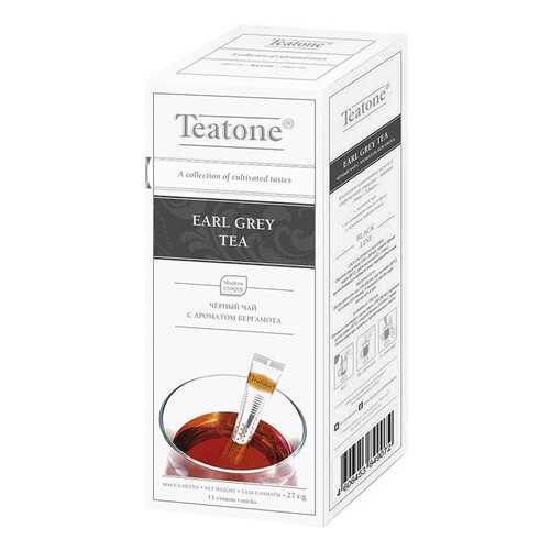 Чай Teatone earl grey черный байховый с ароматом бергамота в стиках 1.8 г 100 штук в Бристоль