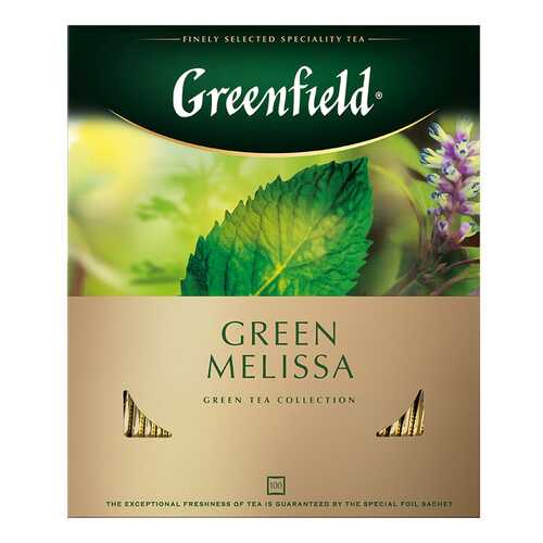 Чай зеленый Greenfield Green Melissa 100 пакетиков в Бристоль