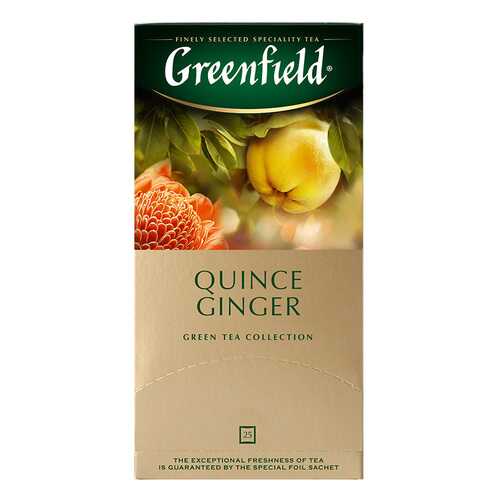 Чай зеленый Greenfield Quince Ginger 25 пакетиков в Бристоль