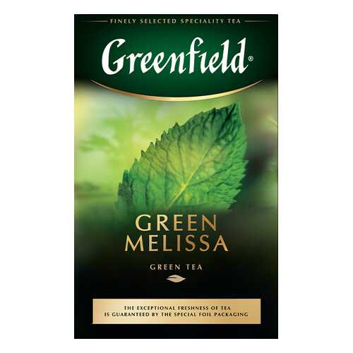 Чай зеленый листовой Greenfield Green Melissa 85 г в Бристоль