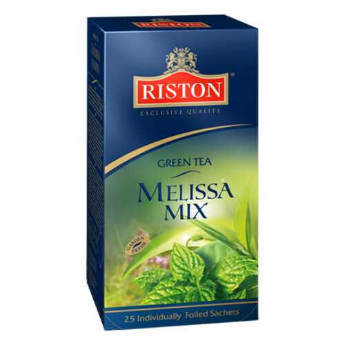 Чай зеленый Riston мелисса 25 пакетиков в Бристоль