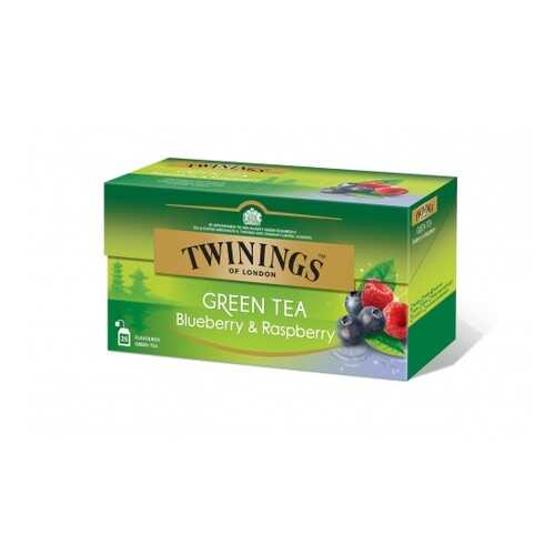 Чай зеленый Twinings черника и малина 25 пакетиков в Бристоль