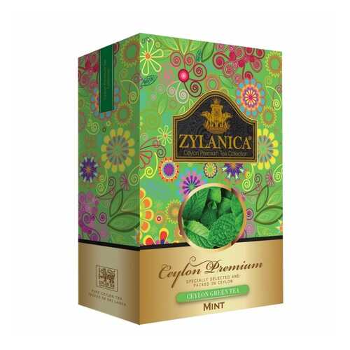 Чай Zylanica Ceylon Premium зеленый листовой с мятой 100 г в Бристоль