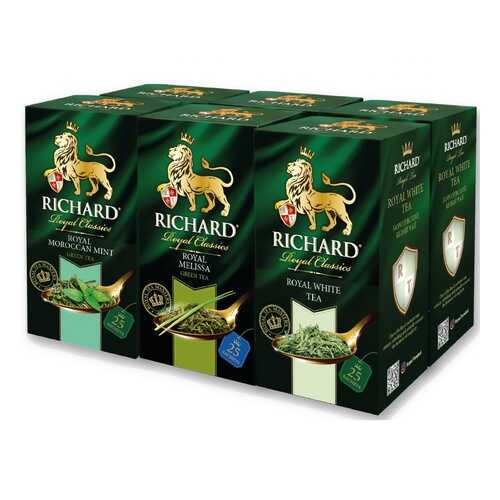 Набор чая Richard Royal Morocan Mint, Royal Melissa, Royal White Tea ассорти 6*25 сашетов в Бристоль