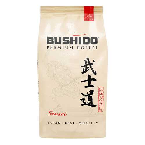 Кофе черный в зернах Bushido Sensei Арабика Премиум 227 г в Бристоль