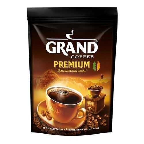 Кофе Grand Premium растворимый Бразильский микс мягкая упаковка 50 г в Бристоль