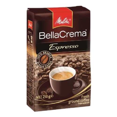 Кофе молотый Melitta bella crema espresso 250 г в Бристоль