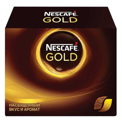 Кофе молотый в растворимом Nescafe Gold сублимированный 30 пакетиков по 2 г в Бристоль