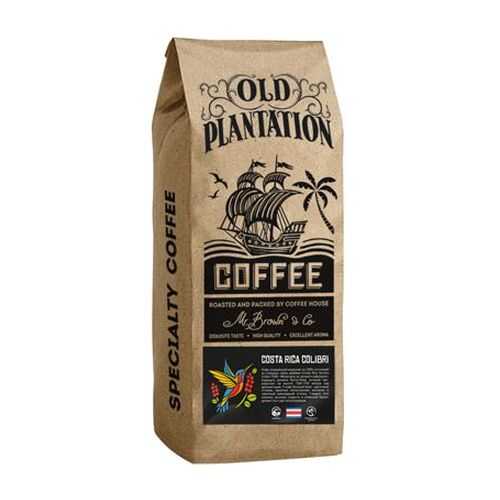 Кофе Old Plantation Specialty Coffee Costa Rica Colibri в зернах 250 г в Бристоль