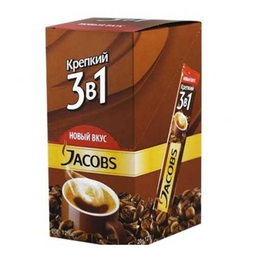 Кофе растворимый Jacobs 3в1 крепкий 24*12 г в Бристоль