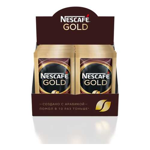 Кофе растворимый сублимированный NESCAFE Gold с добавлением молотого кофе 20 порций по 2г в Бристоль