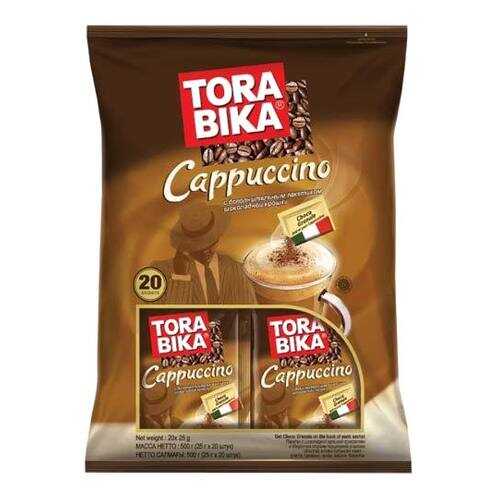 Кофе растворимый Tora bika Cappuccino 3 в 1 с шоколадной крошкой 20 шт 25 г в Бристоль