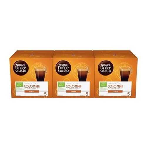 Кофе в капсулах Nescafe Dolce Gusto Лунго Колумбия 3 штуки по 12 капсул в Бристоль