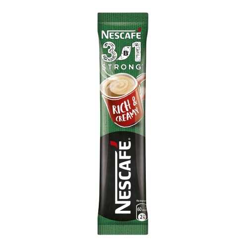 Крепкий кофе NESCAFE 3в1 растворимый порционный, 10 порций по 14.5г в Бристоль