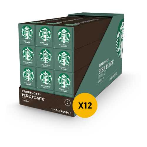 STARBUCKS Pike Place Roast кофе молотый в капсулах для системы Nespresso, 12 шт в Бристоль