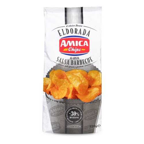 Чипсы картофельные с соусом барбекю обезжиренные, Eldorada Amica Chips, 130 г, Италия в Бристоль