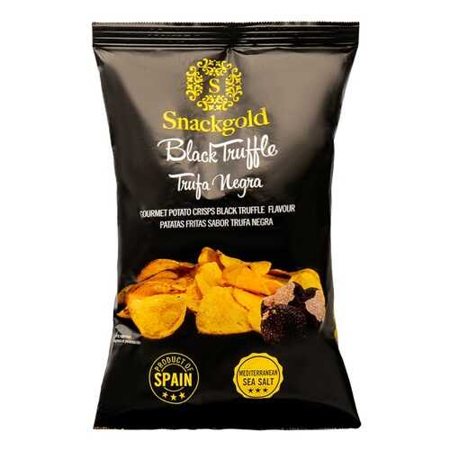 Чипсы картофельные со вкусом черного трюфеля Snackgold 125 г, Испания в Бристоль