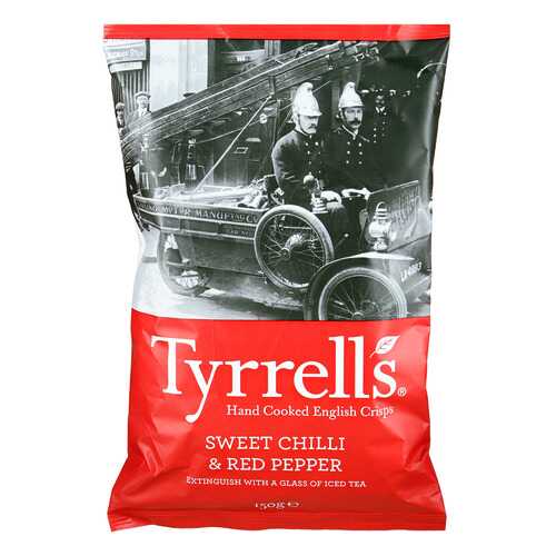 Чипсы Tyrrells с красным перцем и перцем чили 150г в Бристоль