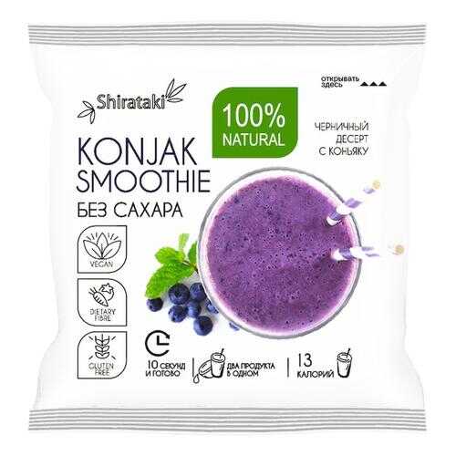 Десерт без сахара Konjak Smoothie черничный 20 шт по 15 г в Бристоль