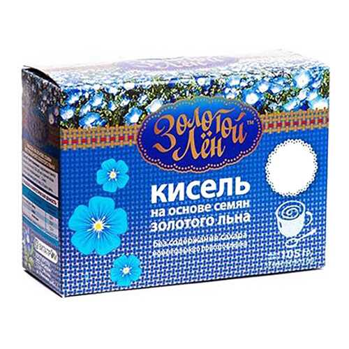 Кисель на льняной основе Золотой лен вишня 7 пакетов по 15 г в Бристоль