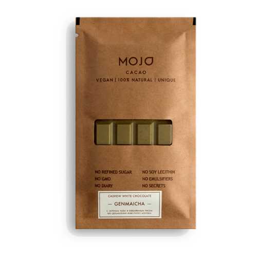 Белый шоколад Mojo Cacao с зеленым чаем и обжаренным рисом genmaitcha в Бристоль