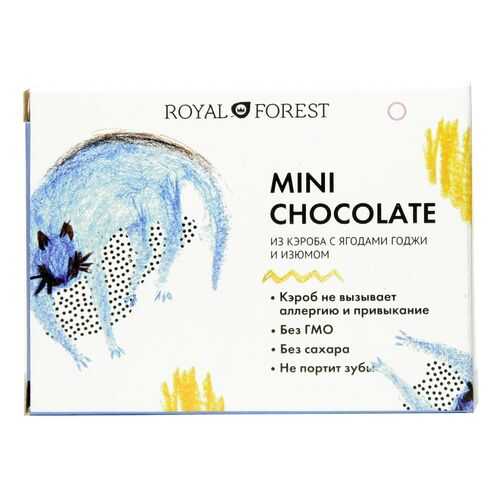 Шоколад Royal Forest из кэроба с ягодами годжи и изюмом 30г в Бристоль