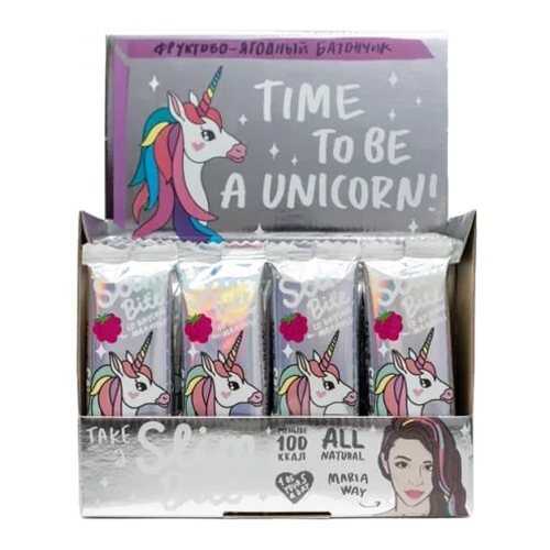 Батончик Фруктово-ягодный Bite Slim Unicorn Малина 30 штук по 30 гр в Бристоль