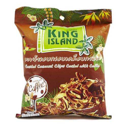 Кокосовые чипсы King Island в кофейной глазури 40 г в Бристоль