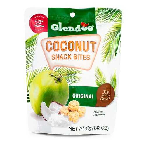 Кокосовые снеки Glendee оригинальные 40г Таиланд в Бристоль