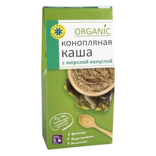 Каша конопляная Компас здоровья organic с морской капустой 250 г в Бристоль