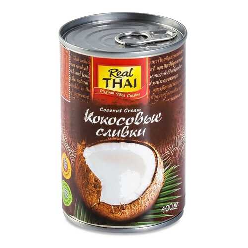 Сливки кокосовые Real Thai 400мл ж/б Таиланд в Бристоль