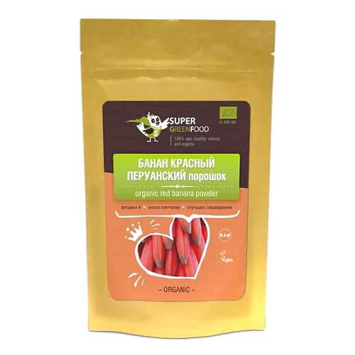 Банан красный Super Green Food перуанский 100 г в Бристоль