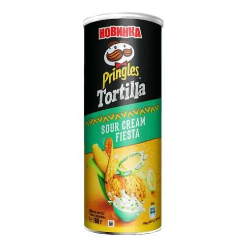 Чипсы кукурузные Pringles tortilla сметана 160 г в Бристоль