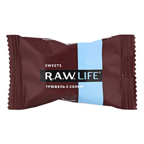 Конфета Raw Life трюфель с солью 18 г в Бристоль