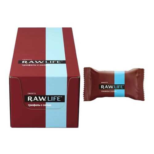 R.A.W. Life Sweets Конфеты (коробка 20шт) (Трюфель с солью) в Бристоль