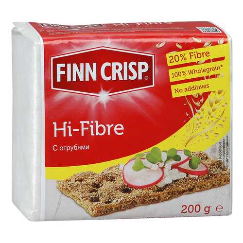 Хлебцы Finn Crisp ржаные с отрубями 200 г в Бристоль