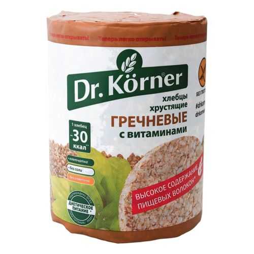 Хлебцы хрустящие Dr.Kоrner гречневые с витаминами 100 г в Бристоль