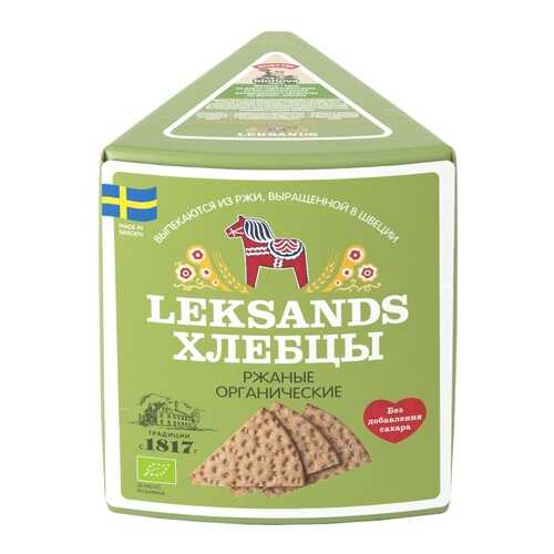 Хлебцы ржаные Органические Leksands by Bionova 200 г, Швеция в Бристоль