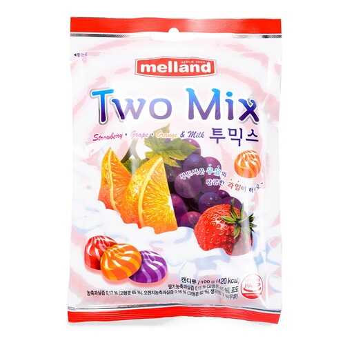 Карамель Melland Two mix фруктовая со сливками 100 г Южная Корея в Бристоль