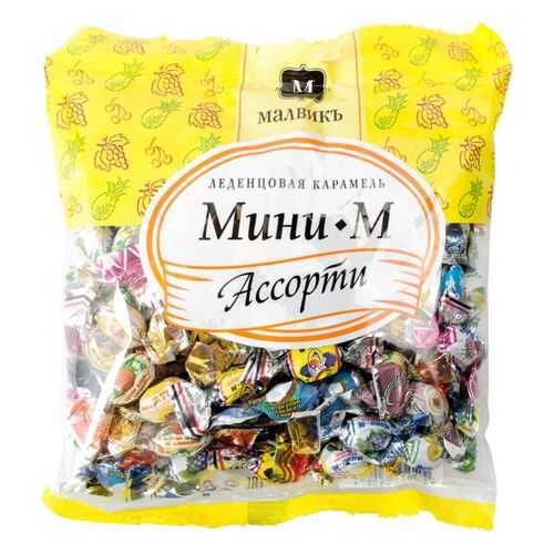 Карамель мини-м Малвикъ ассорти 180 г в Бристоль