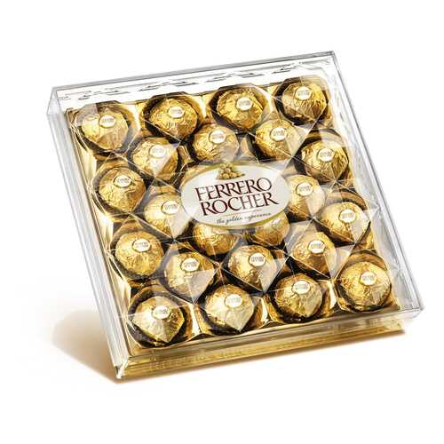 Конфеты Ferrero Rocher хрустящие с лесным орехом 300 г в Бристоль