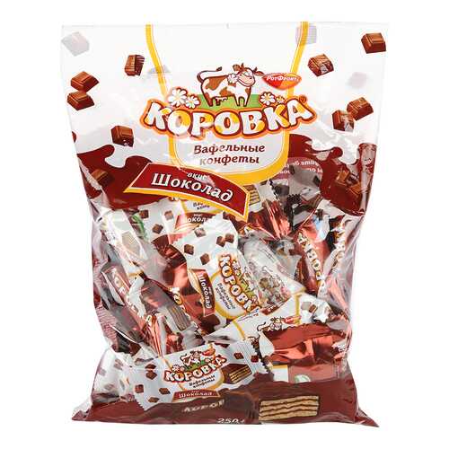 Конфеты Коровка вафельные шоколад 250 г в Бристоль