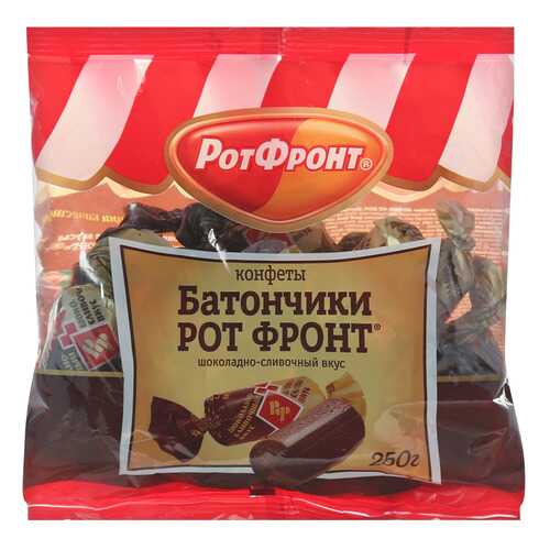 Конфеты Рот Фронт батончики шоколадно-сливочный вкус 250 г в Бристоль