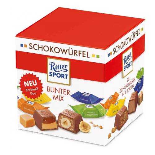 Набор конфет Ritter Sport Schokowurfel Микс 176г в Бристоль